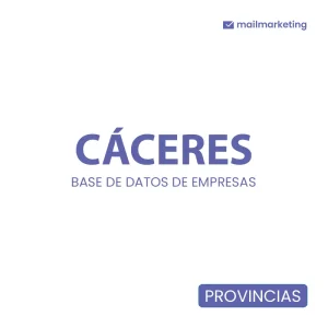 Base de Datos de Empresas con email y teléfono Extremadura - Cáceres