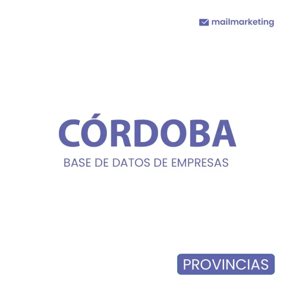 Base de Datos de Empresas con email y teléfono Andalucía-Córdoba