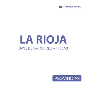 Base de Datos de Empresas con email y teléfono La Rioja - La Rioja