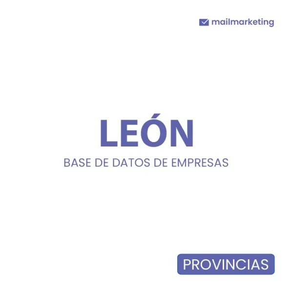 Base de Datos de Empresas con email y teléfono Castilla y León - León