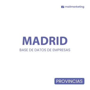 Base de Datos de Empresas con email y teléfono Madrid - Madrid