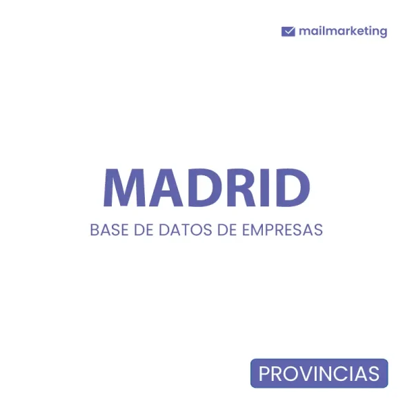 Base de Datos de Empresas con email y teléfono Madrid - Madrid